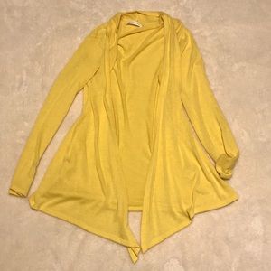 Yellow light cardigan